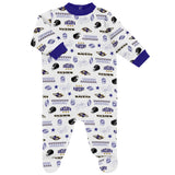 3-Piece Baby Boys Baltimore Ravens Bodysuit, Sleep 'N Play & Cap Set-Gerber Childrenswear Wholesale