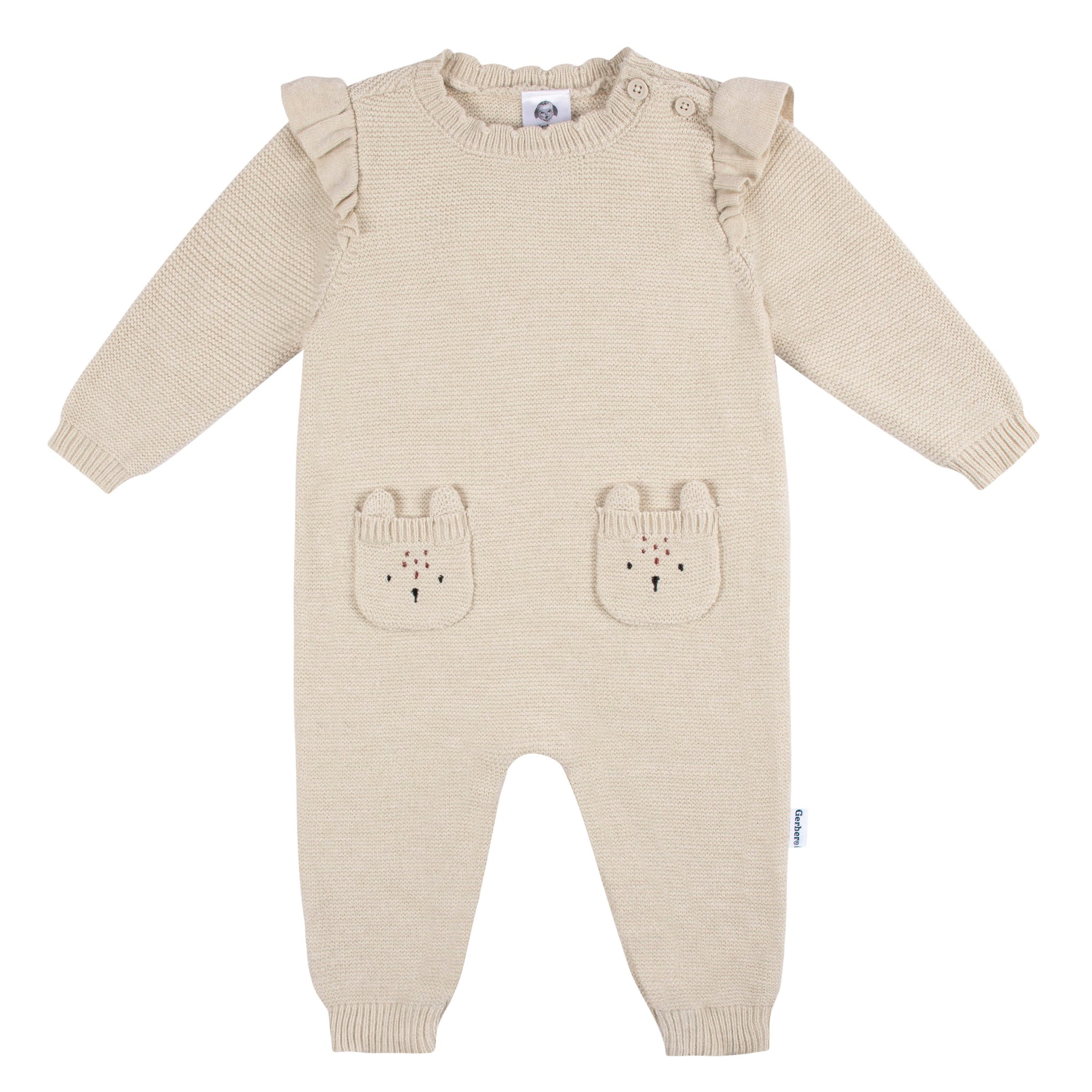 Baby Girls Deer Romper-Gerber Childrenswear Wholesale