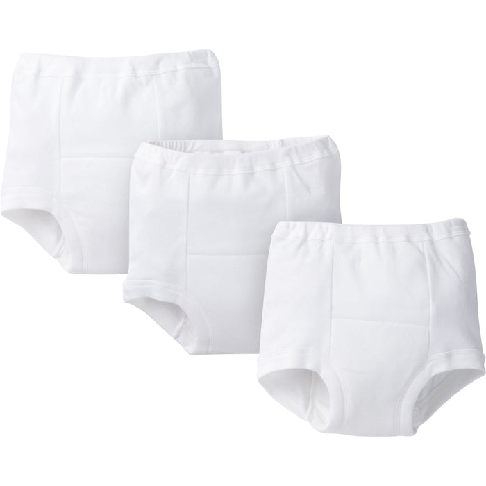 3-Pack Toddler Neutral White Training Pants-Gerber Childrenswear Wholesale