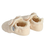 Baby Neutral Ivory Sherpa Booties-Gerber Childrenswear Wholesale