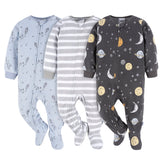 3-Pack Baby & Toddler Boys Space Fleece Pajamas-Gerber Childrenswear Wholesale