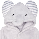 Baby Neutral Grey Elephant Robe-Gerber Childrenswear Wholesale