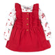 2-Piece Baby Girls Red Holly Berries Jumper & Bodysuit Set-Gerber Childrenswear Wholesale