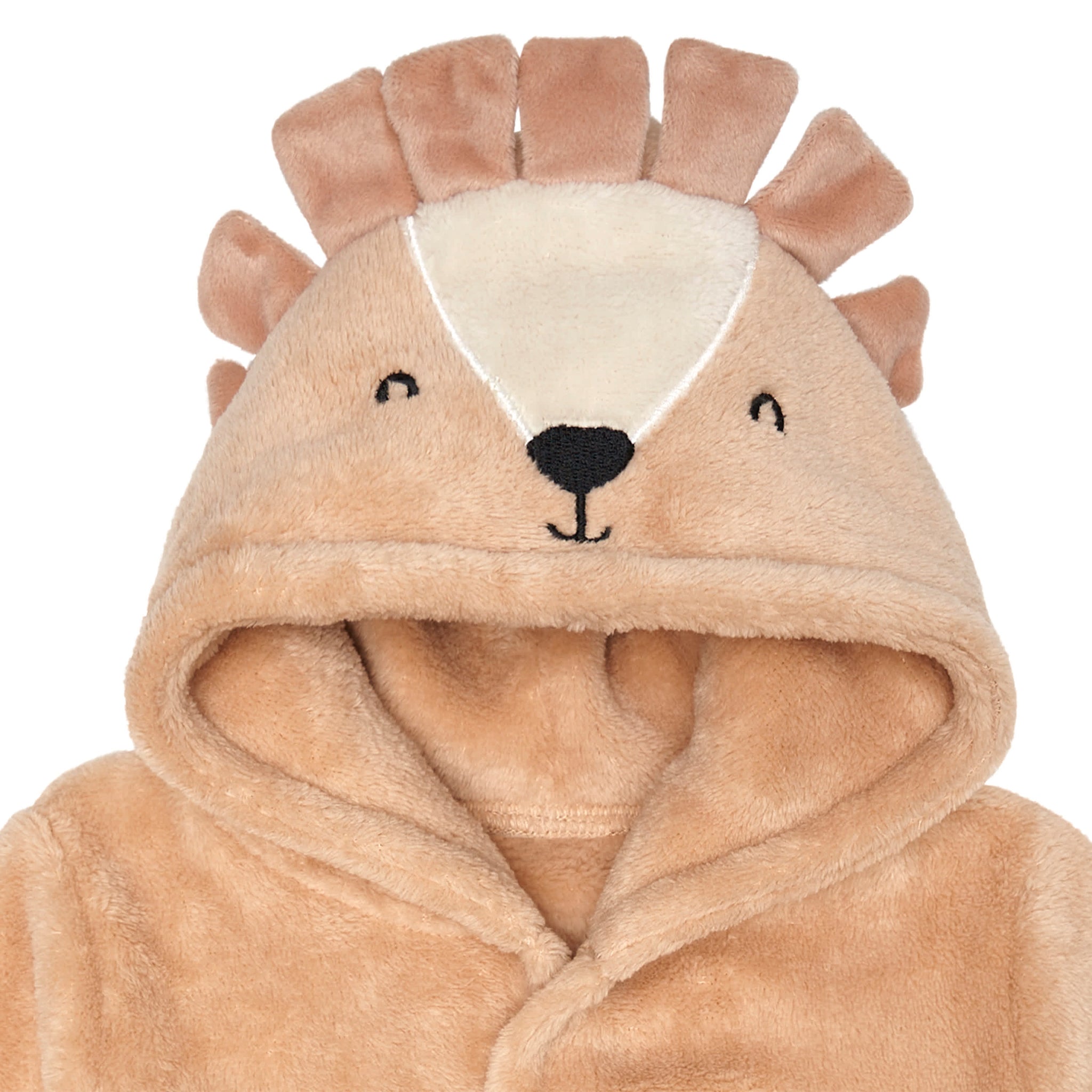 Baby Boys Brown Lion Robe-Gerber Childrenswear Wholesale