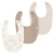 3-Piece Baby Neutral Tan/Ivory Bandana Set-Gerber Childrenswear Wholesale