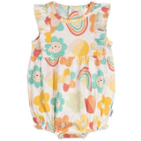 3-Pack Baby Girls Garden Rompers-Gerber Childrenswear Wholesale