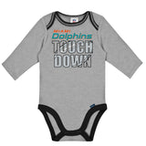 2-Pack Baby Boys Dolphins Long Sleeve Bodysuits-Gerber Childrenswear Wholesale