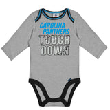 2-Pack Baby Boys Panthers Long Sleeve Bodysuits-Gerber Childrenswear Wholesale