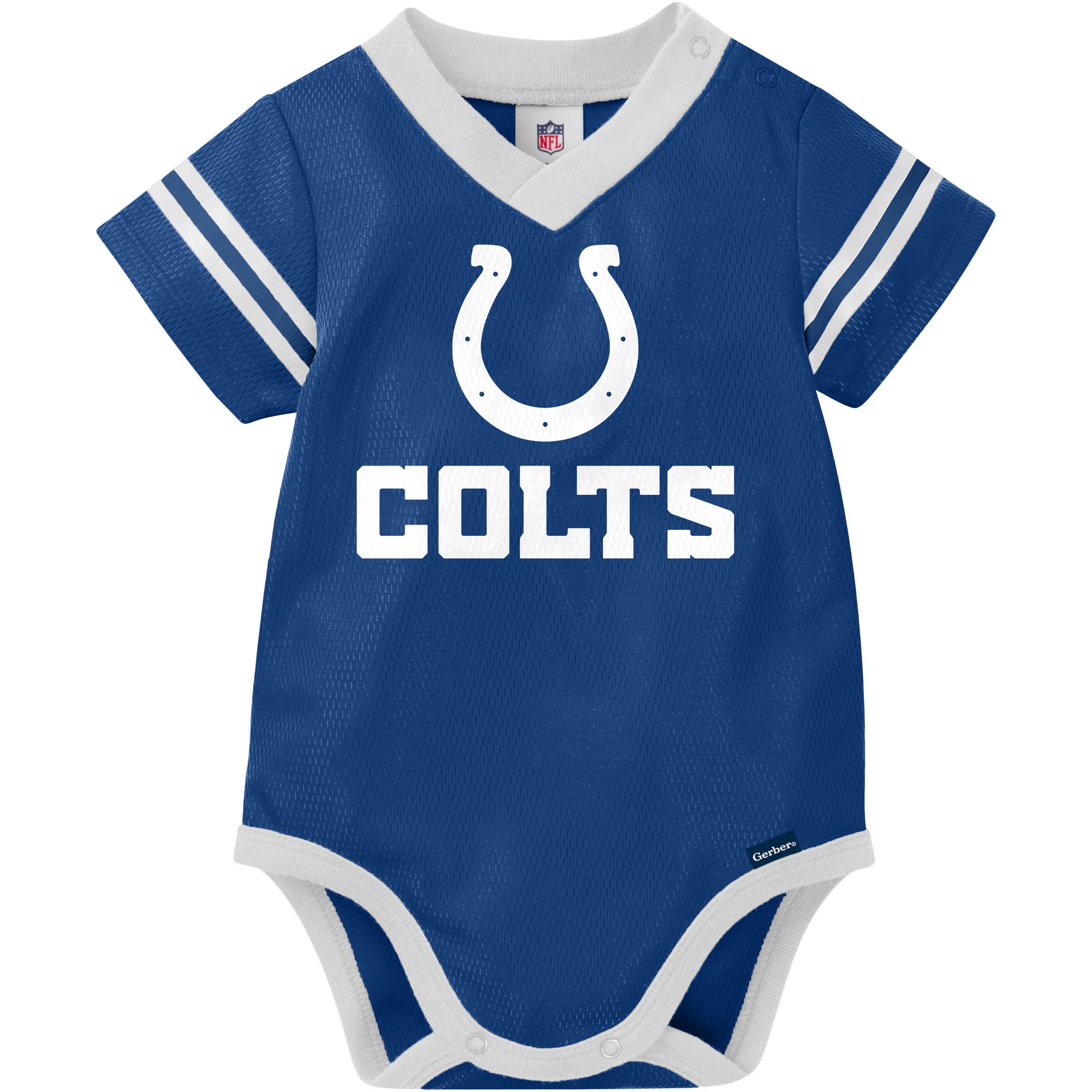 Baby Boys Colts Short Sleeve Jersey Bodysuit-Gerber Childrenswear Wholesale