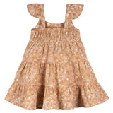 Toddler Girls Groovy Floral Tiered Dress-Gerber Childrenswear Wholesale