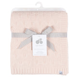 Baby Girls Pink Sweater Knit Blanket-Gerber Childrenswear Wholesale