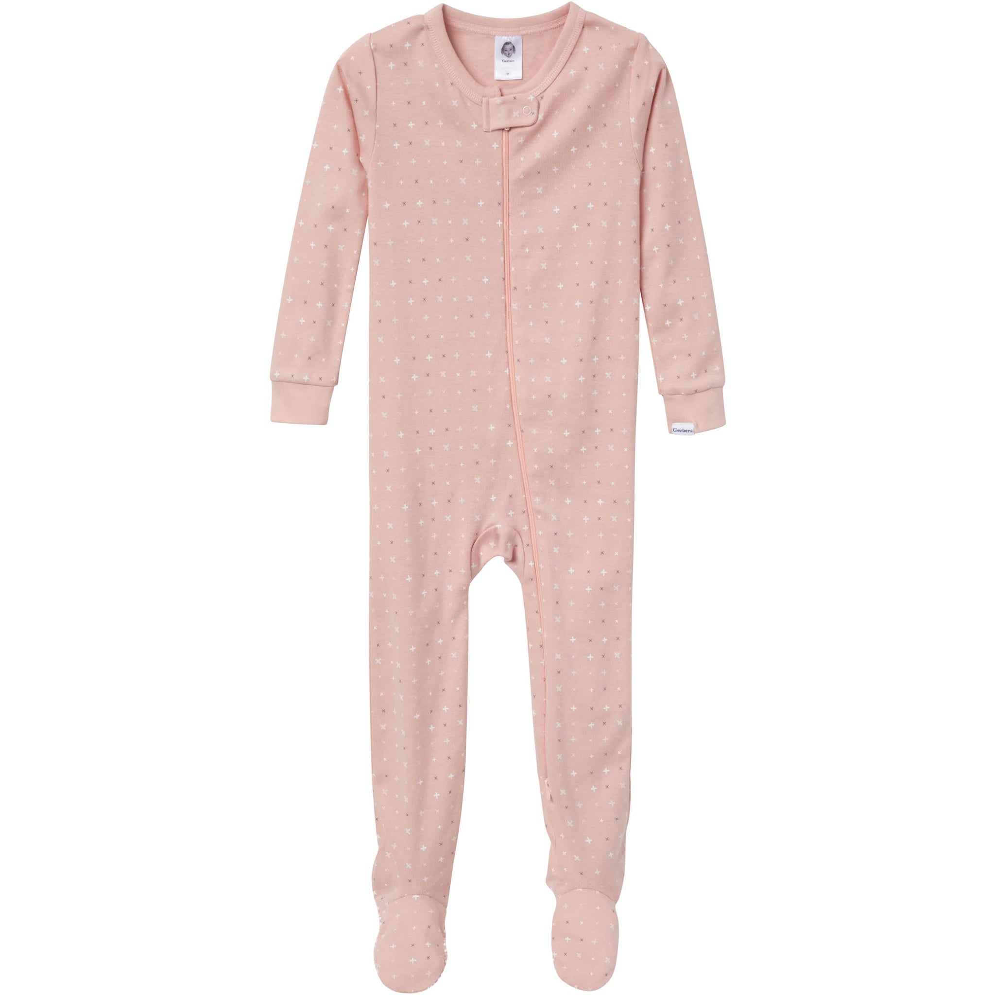 2-Pack Baby & Toddler Neutral Dog Snug-Fitting Footed Pajamas-Gerber Childrenswear Wholesale