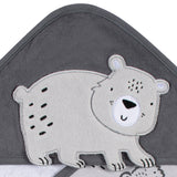 4-Pack Baby Boys Bear Hooded Towel and Washcloths-Gerber Childrenswear Wholesale