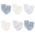 6-Pack Baby Boys Blue Rolled Cuff Ribbed Socks-Gerber Childrenswear Wholesale