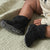 Baby Neutral Black Soft Booties-Gerber Childrenswear Wholesale