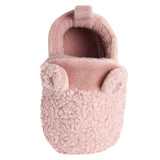 Baby Girls Pink Sherpa Booties-Gerber Childrenswear Wholesale