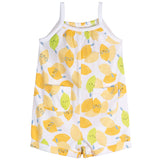 3-Pack Baby Girls Lemons Rompers-Gerber Childrenswear Wholesale