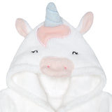 Baby Girls White Unicorn Robe-Gerber Childrenswear Wholesale