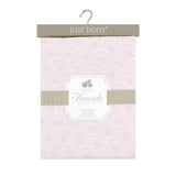 Just Born® Keepsake Pink Spirals Fitted Crib Sheet-Gerber Childrenswear Wholesale