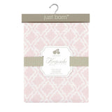 Just Born® Keepsake Pink Diamond Fitted Crib Sheet-Gerber Childrenswear Wholesale