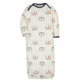 4-Pack Baby Boys Tiger & Hedgehog Gowns-Gerber Childrenswear Wholesale