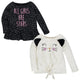 2-Pack Girls Leopard & Stars Long Sleeve Tops-Gerber Childrenswear Wholesale