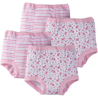 4-Pack Girls Floral Training Pants-Gerber Childrenswear Wholesale
