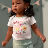 3-Piece Baby Girls Bunny Onesies® Bodysuits and Pants Set-Gerber Childrenswear Wholesale