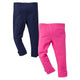2-Pack Infant & Toddler Girls Navy & Pink Leggings-Gerber Childrenswear Wholesale