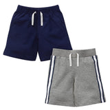 2-Pack Infant & Toddler Boys Navy and Grey French Terry Shorts-Gerber Childrenswear Wholesale