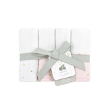 Just Born® Sparkle Washcloths 4-Pack in Pink-Gerber Childrenswear Wholesale