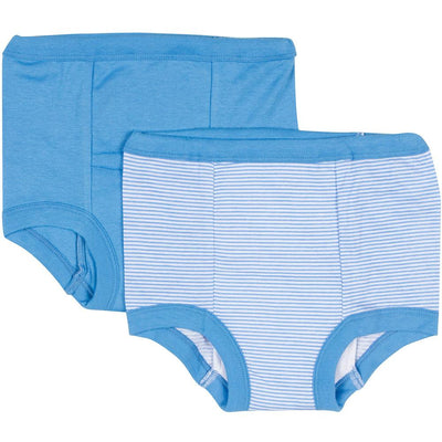 2-Pack Boys Blue Striped Training Pants-Gerber Childrenswear Wholesale