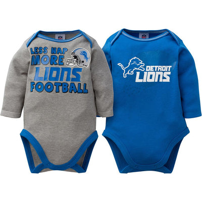Lions Baby Boy 2-Pack Long Sleeve Bodysuit-Gerber Childrenswear Wholesale