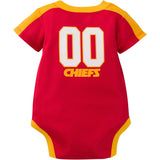 Chiefs Baby Boy Jersey Bodysuit-Gerber Childrenswear Wholesale