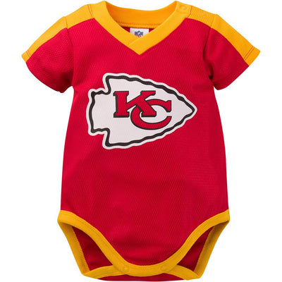 Chiefs Baby Boy Jersey Bodysuit-Gerber Childrenswear Wholesale