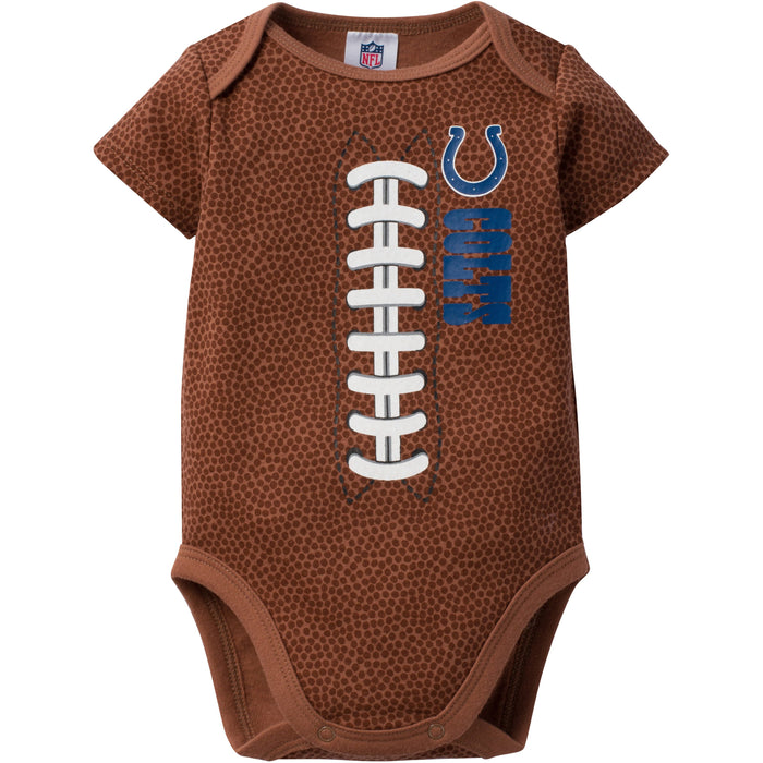 Indianapolis Colts Infant Short Sleeve Football Bodysuit-Gerber Childrenswear Wholesale