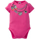 Denver Broncos 3-Pack Infant Girl Short Sleeve Bodysuits-Gerber Childrenswear Wholesale