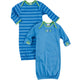 2-Pack Boys Car Mitten Cuff Gowns-Gerber Childrenswear Wholesale