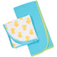2-Pack Neutral Yellow Ducks Thermal Receiving Blankets-Gerber Childrenswear Wholesale
