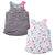 2-Pack Infant & Toddler Girls Flamingo & Glitter Dots Fashion Tops-Gerber Childrenswear Wholesale