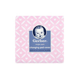 1-Pack Girls Pink Trellis Velboa Changing Pad Cover-Gerber Childrenswear Wholesale