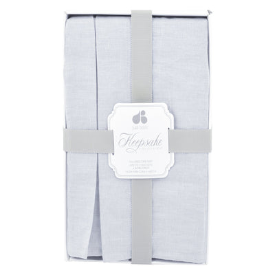 Just Born Keepsake Tailored Bed Skirt - Grey-Gerber Childrenswear Wholesale