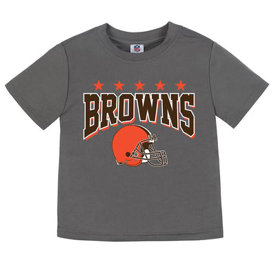 Browns Toddler Boy Short Sleeve Tee-Gerber Childrenswear Wholesale