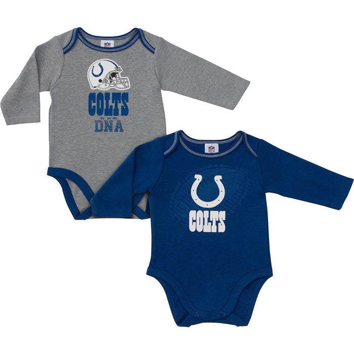 Colts Baby Boys 2-Pack Long Sleeve Bodysuit-Gerber Childrenswear Wholesale