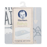 1-Pack Boys Adventure Organic Changing Pad Cover-Gerber Childrenswear Wholesale