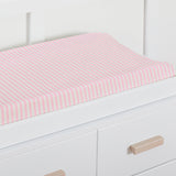 1-Pack Girls Pink Organic Changing Pad Cover-Gerber Childrenswear Wholesale