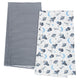 4-Pack Boys Space Organic Flannel Blankets-Gerber Childrenswear Wholesale
