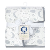 1-Pack Neutral Clouds Organic 2 Ply Blanket-Gerber Childrenswear Wholesale