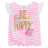 1-Pack Girls Be Happy Top-Gerber Childrenswear Wholesale