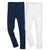 2-Pack Baby Girls Navy and White Leggings-Gerber Childrenswear Wholesale